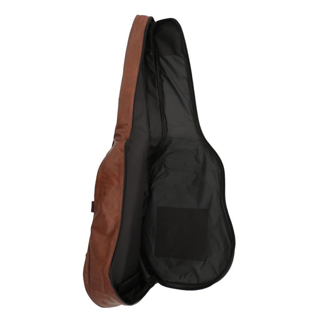 Zaino per chitarra impermeabile e imbottito, in similpelle, per chitarre classiche da 40 e 41 pollici. Borsa da concerto, accessori per chitarra da 40 e 41 pollici.