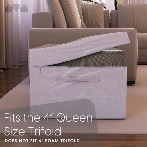 Image of Milliard Carry Case for the Tri Folding Mattress Queen Size (78 inch x 58 inchx 4 inch) (Mattress NOT Included)