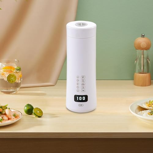 Hervidor eléctrico portátil 500ml acero inoxidable miniatura 5