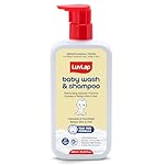 LuvLap Baby Wash & Shampoo -600ml, Milky Soft Head to Toe Wash With Oatmeal & Shea Butter, Paraben Free, Tear Free, Rich Moisturised Skin & Soft Hair, 2 in 1 Baby Body Wash, Dermatologically Tested