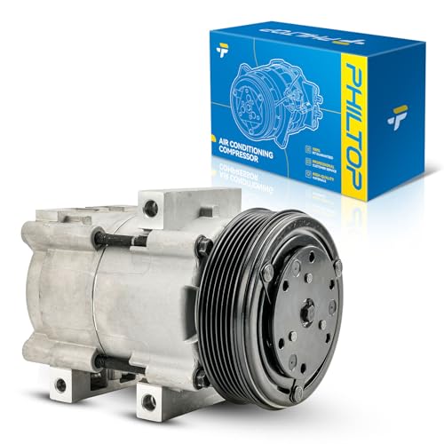 Image of PHILTOP 58172 NEW AC Compressor for Mazda B2300 2006, Mazda B3000 2002-2007 | for Ford Ranger 2002-2008 3.0L, Replaces# 2L5Z19709AA 4718162 0610075 YCC235 HU2Z19703T CWK638718 144172NEW 1F2061450 010312