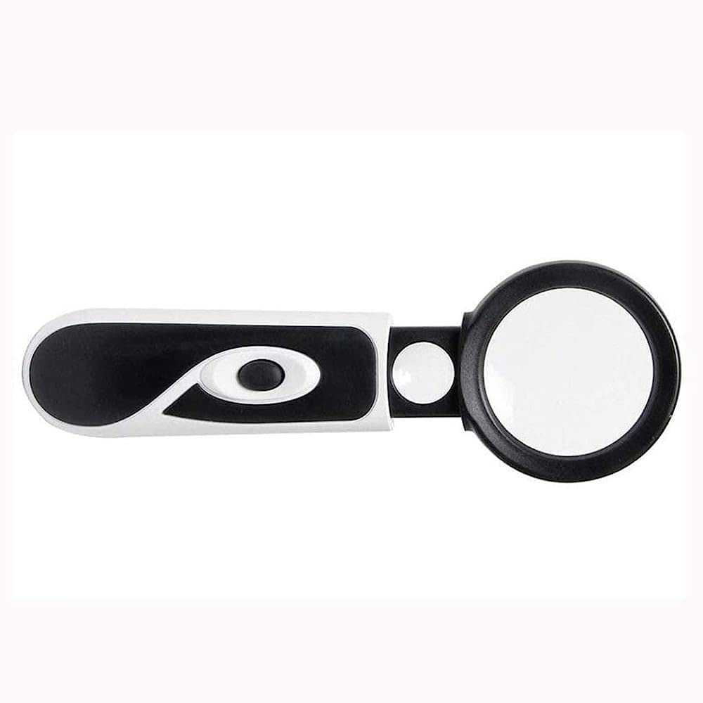 Loupes avec dioptrie 5X CRODY et lumières LED pour travaux de précision
