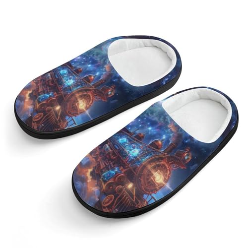 Beautiful Train Cute Cotton Slippers Anti-slip House Shoe Slipper Indoor Outdoor