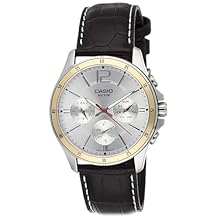 Casio Enticer Chronograph White Dial Mens Watch - MTP-1374L-7AVDF A835