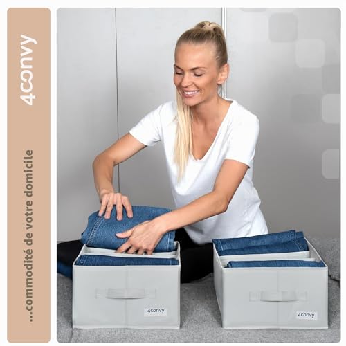 Rangement de pantalons avec compartiments ultra-résistants 4CONVY armoire - 7