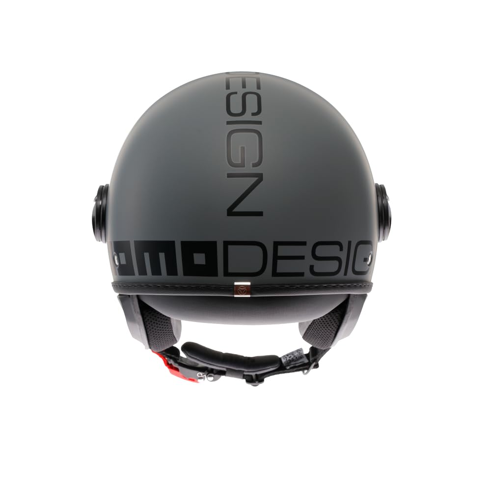 MOMO Design - FGTR CLASSIC E2206, Casco Moto Jet, Casco Jet Omologato ECE, Casco Jet Aperto Scooter, Uomo e Donna, Leggero con Visiera, Bianco Nero, XS