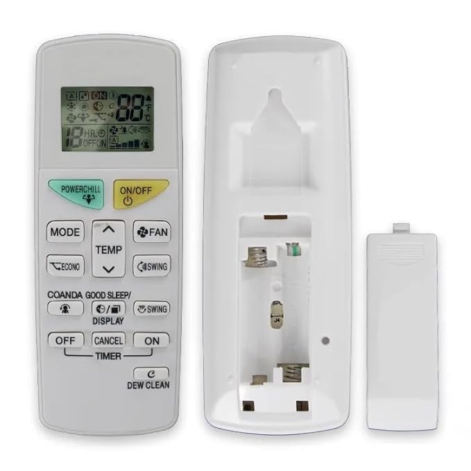 Image of Original Universal Ac Remote Compatible for Daikin Inverter Split AC Remote Dew Clean 1 Ton 1.5 Ton 2 Ton 3 Star 4 Star 5 Star