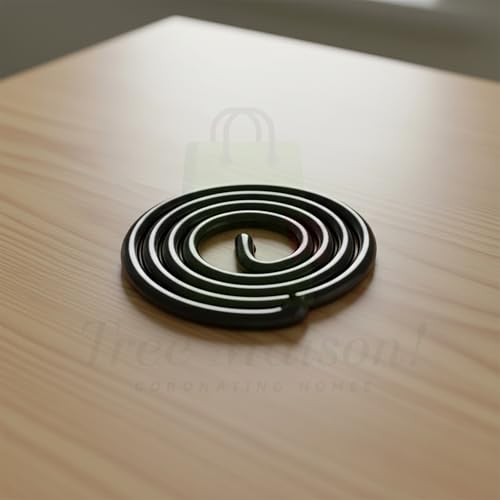 Image of Vastu Black Coil Round Anti-Clockwise Spring for North, North East Direction Used to Enhance the Energy of Water Element |Size- 2.5cm Approx (Pack of 9)