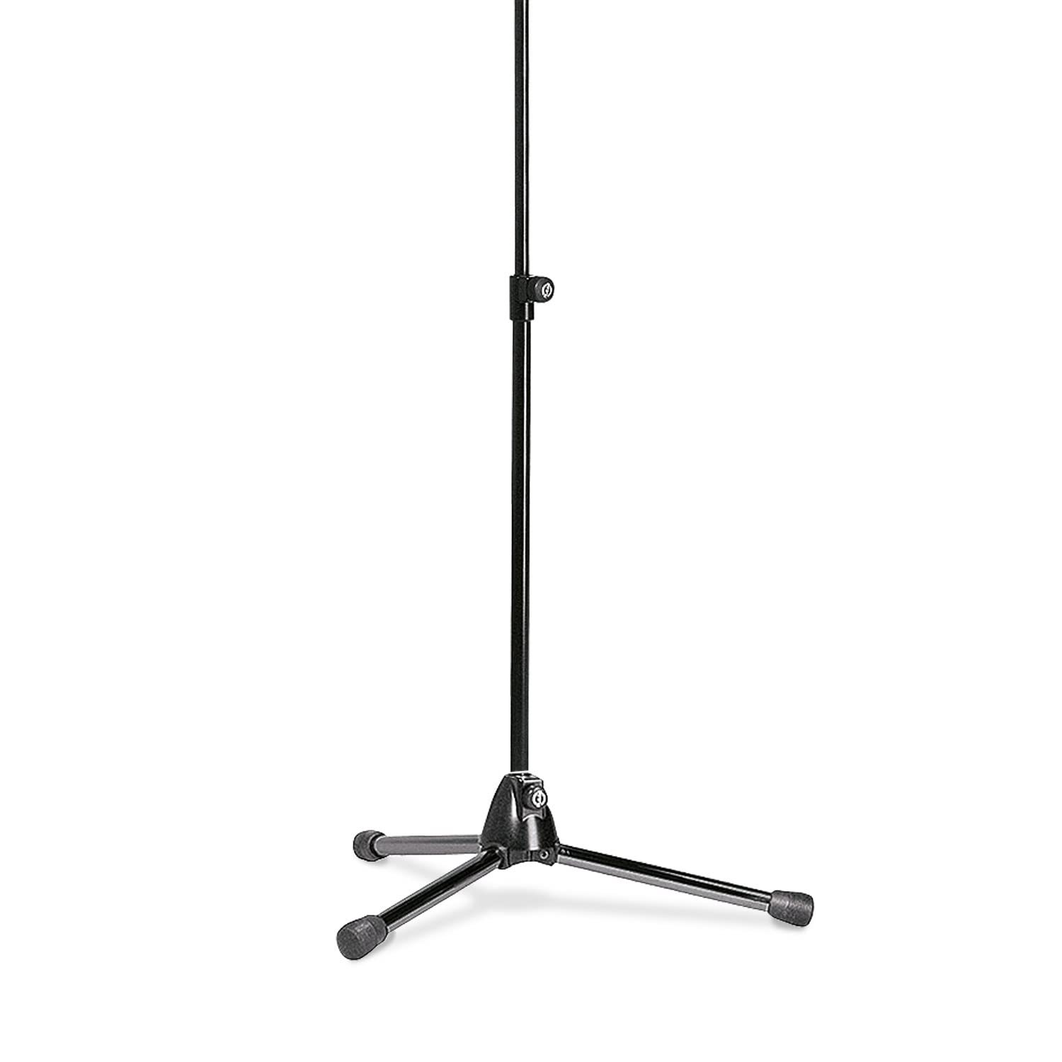 K&M 118/1 Orchesternotenpult Schwarz – Ausziehbarer Notenständer 68 – 121 cm – klappbare Aluminium-Platte