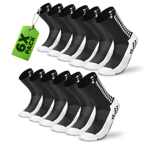 Image of Lux Dual Grip Soccer Socks for Men & Women - DualGrip Engineered for Performance & Comfort - Anti-Slip Grip Socks for Soccer