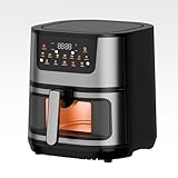 CHEEMHOM Air Fryer - All-in-One with Rotisserie, Digital Display, Roast, Bake, Broil, Dehydrate, Dishwasher Safe Accessories
