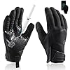 TAILI Level 3 Needle, Level 5 Puncture Resistant Men Work Gloves, Grip Enhanced A7 Cut Resistant Safety Gloves, Touchscreen and Breathable, Black, Large (L), 1 Pair