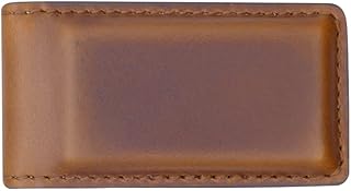 Made in USA - Genuine Leather Money Clips - American Factory Direct - Extra Strong Shielded Magnets - Real Leather Creations