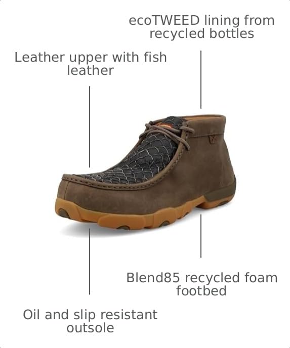 Image of Twisted X Men's Work Nano Composite Toe Chukka Driving Moc Boot