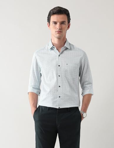 Image of Arrow Men's Geometric Slim Fit Shirt