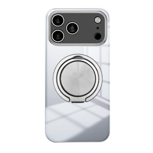 UOWORLD | ݊iXiaomi Redmi Note 13 Pro P[X Ot  ؍ 360°]X^h@\t CX[dΉ ϏՌ ^ NA Jo[(Ring J[FVo[ Silver)