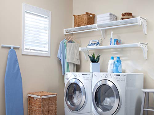 image for EZ Shelf Expandable Laundry Room Shelves Over Washer and Dryer - 2 She