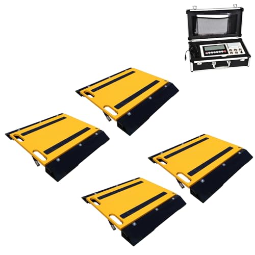 Liberty LS-928-1624 16' x 24' x 2' Four (4) Portable Weigh Pads System/Vehicles Scale/Truck Scales, Indicator & Printer | 100,000 lb Capacity