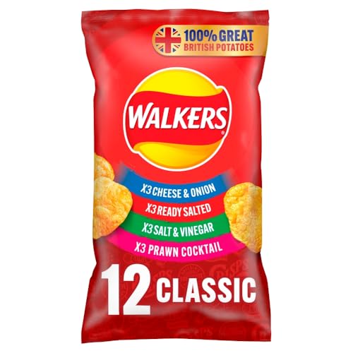 Walkers Classic Pack Crisps 12 x 25g