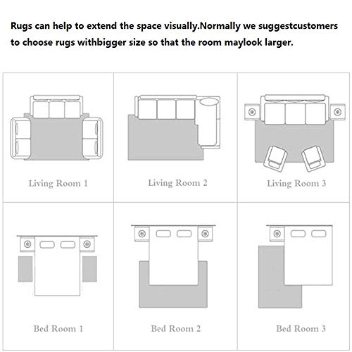 FGDSA Moderne stijl tapijt woonkamer slaapkamer keuken antislip tapijt baby kruipen zachte mat eenvoudige kunst zwart roze onregelmatige geometrie 160 x 280 cm - Afbeelding 4