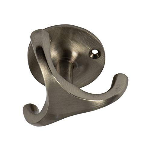 Preisvergleich Produktbild Gedotec Dreifachhaken Deckenhaken drehbar Unterbau-Haken - PANTOS / Kleiderhaken Messing vernickelt / Rosette: Ø 50 mm / Drehhaken Höhe 38 mm für Decken-Montage / 1 Stück - Mantelhaken zum Schrauben