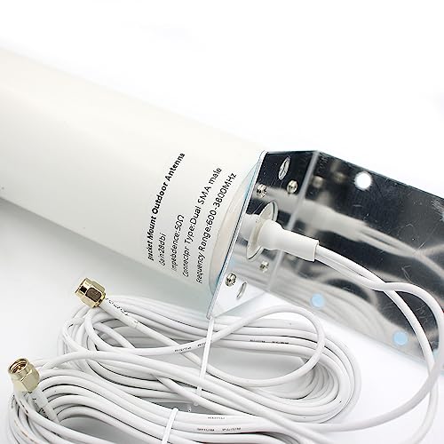 Antena de montagem omnidirecional 4G LTE 5G para uso ao ar livre/poste externo de alto ganho 28dBi S