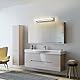 Toolight LED Spiegellampe Bad 42cm, LED Wandleuchte Bad Modern 9W 800LM Acryl Wasserdicht IP44, Natürliches Licht 4500K, Edelstahl Spiegelleuchte Wand Lampe Badezimmer, Chrom