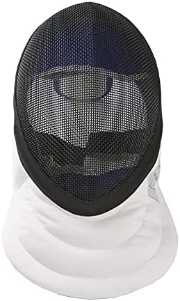 LEONARK Fencing Epee Mask Hema Helmet CE 350N Certified National Grade Masque - Fencing Protective Gear (Black, X-Large)