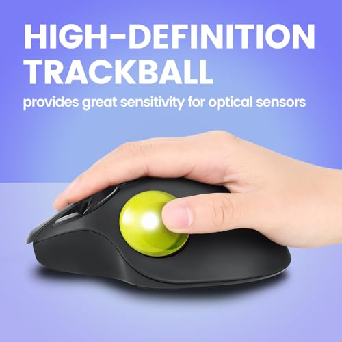 Image of Perixx PERIPRO-303 GOY 1.34 inches Trackball - Replacement Ball for M570, PERIMICE-517 /520 /717 /720, and Other Compatible Trackball Mouse - Matte Optic Yellow
