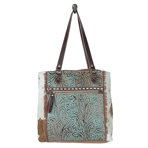 Myra Bag Amethyst Canvas And Hairon Bag S-52134