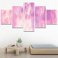 SIGNWIN 5 Panel Canvas Wall ArtAbstract Colorful Decorative ElementsModern Artwork for Home Decorations Ready to Hang - 60