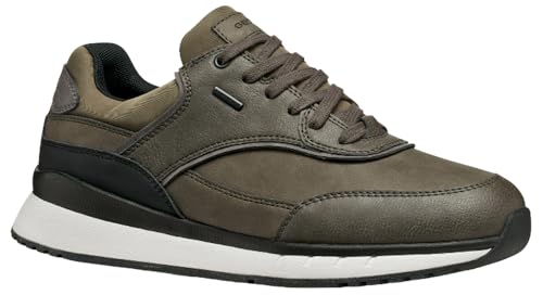 Geox U BRANTHON B ABX Zapatillas para Hombre, Color Verde, 43 EU, Verde, 43 EU