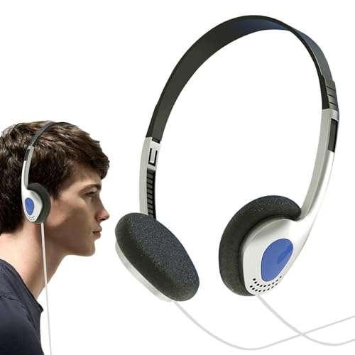 Cuffie sovrauricolari retrò, leggere, con sentimenti vintage, suono stereo per lettore, casa, telefono cellulare