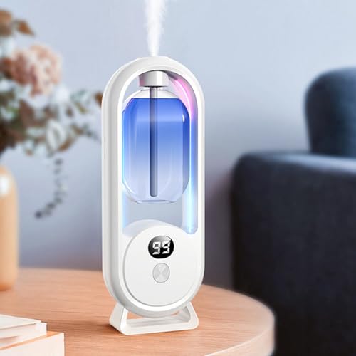 Diffuseur d'huiles essentielles mural rechargeable x3 avec affichage numérique