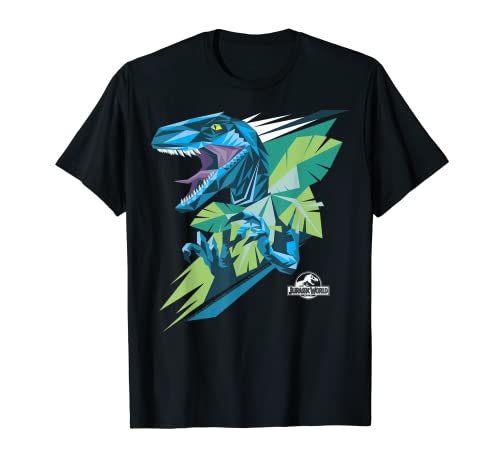 Jurassic World Blue Raptor Cartoon Style Camiseta