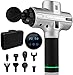 Produktbild Larruping Massage Gun Muskelmassagegerät, kabelloses wiederaufladbares Massagegerät für Tiefengewebe, tragbares Massagegerät, Massagekörper mit 8 Massageköpfen