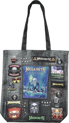 Sac en tissu Megadeth Rocksax multicolore en polyester unisexe