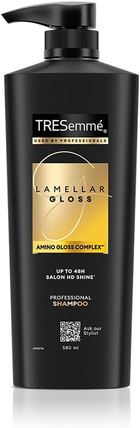TRESemme Lamellar Gloss Shampoo 580ml With Amino Gloss Complex | Salon-Like Glossy Hair| Shiny and Smooth Hair