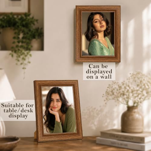 Image of Art Street Customize Premium Cave Photo Frame With Photo Upload and Rakhi For Raksha Bandhan, Brother, Sister, Birthday, Anniversary for Husband, Couple, Parents For Table & Wall Both (4R, 4x6 Inch)