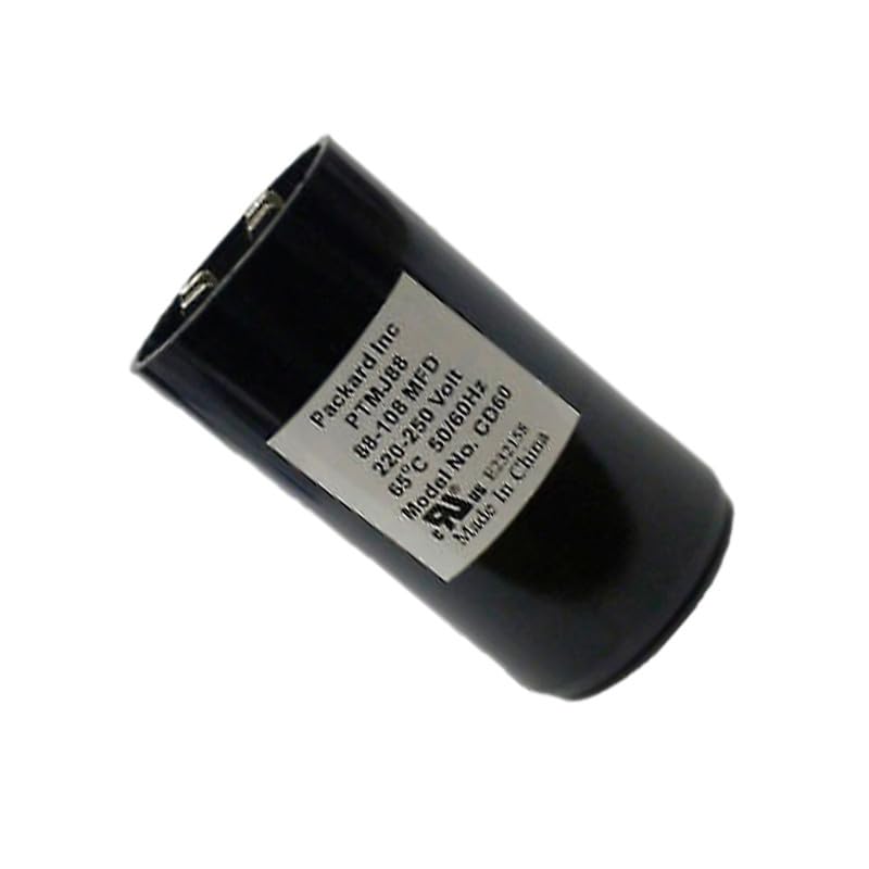 PTMJ88 Packard Motor Start Capacitor. 88-108 MFD UF / 220-250 VAC