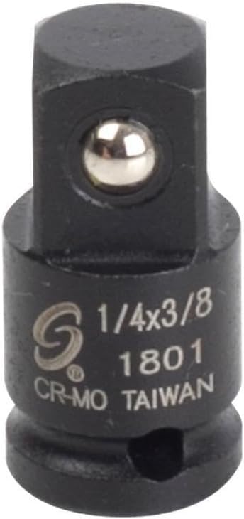 SUNEX Tools 3/8 in. Female x 1/4 in. Male Adapter, CR-MO Steel, Model 1805