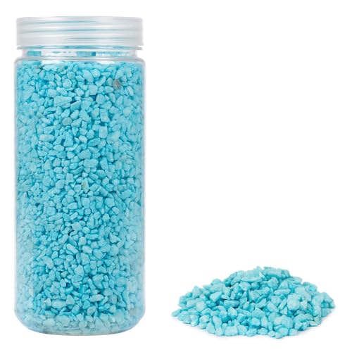 HEKU 30332-05 Granulés décoratifs Bleu clair 750 g dans une boîte refermable 750 g