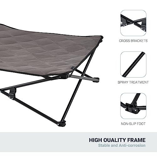 Kingcamp Elevated Dog Bed Portable Raised Dog Beds Stable Folding Dog Cot Dog Camping Bed For Outdoor Travel With Washable Mesh For Small, Medium, Large Pet Weight Up To 40 Lbs With Carry Bag #TOP4