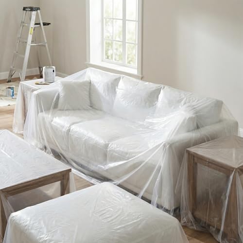 Protector de sofá transparente para evitar manchas y polvo en tu mudanza 7
