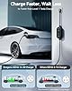 Ecogenix Level 2 Tesla Home Charger, 24A/240v Dryer Outlet Portable Mobile Charging Cable for Model 3/Y/S/X, Adjustable Amps, Apartment-Friendly, 25ft Tesla Universal Connector with NEMA 14-30 Plug