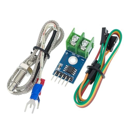 Spourita Módulo MAX6675 con Sensor de Termopar Tipo K Herramienta de Medición de Alta Precisión Módulo Medible de Alta Temperatura
