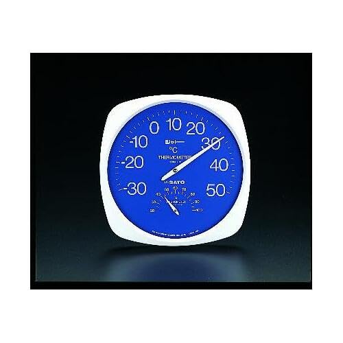 佐藤計量器製作所 285x285x35mm 温度・湿度計 EA728EB-2