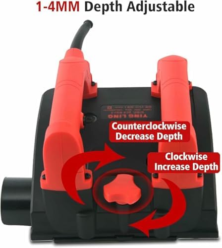 Electric Wall Planer,Concrete Scraper,Handheld Power Tool,Efficient Wall Surface Treatment,for Renovation Construction