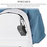 Geekria Felt Case Cover Compatible with Skullcandy Dime 3/2, Sony WF-C510 True Wireless Earbuds, Earphones Skin Cover, Protective Carrying Case with Keychain Hook, Portable, Shockproof - Image 6