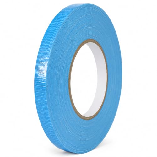 Image of GGR Supplies CDT-36 Industrial Grade Cloth Duct Tape, Sky Blue 1 /2 Inch x 60 Yards, Waterproof UV Resistant Heavy Duty, Clean Removal with No Sticky Residue for Repairs, Packaging, and Bundling